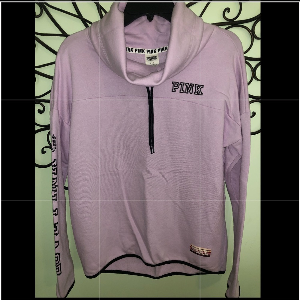 Vs pink pullover sweatshirt light pink